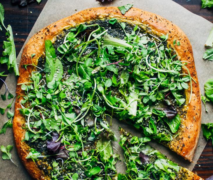 pizza vegana